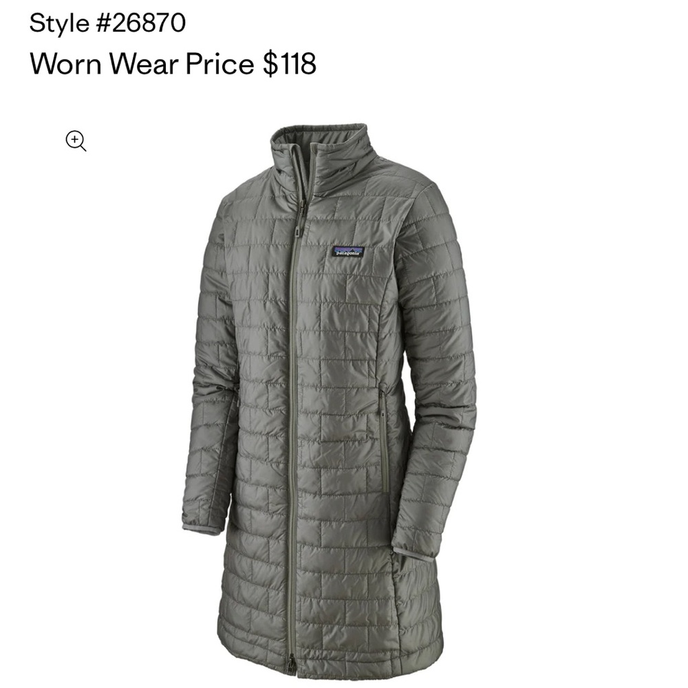 Patagonia Women's Gray Quilted Jacket